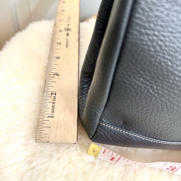 Vintage Merit New York Leather Gray Bag - Picture 13 of 16